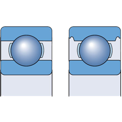 cuscinetti radiali a sfera in acciaio inossidabile